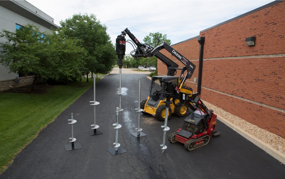 Helical Pier Installation